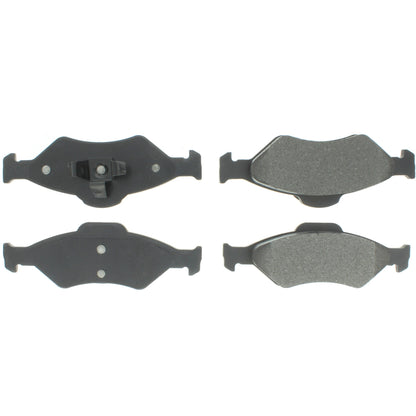 Centric Parts Disc Brake Pad Set Semi-Metallic with Shims for 2005-2009 Ford Fiesta 2007-2005 Ikon 102.14600