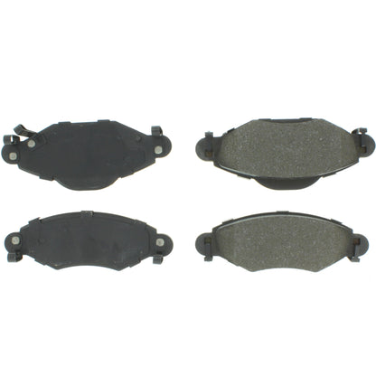 Centric Parts Disc Brake Pad Set Semi-Metallic with Shims for 2004-2005 Toyota Yaris 102.14750