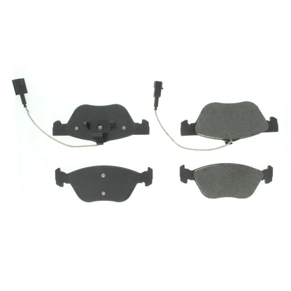 Centric Parts Disc Brake Pad Set Semi-Metallic with Shims for Alfa Romeo 147 2005-2002 147 2007 156 2004-2002 Fiat Palio 2019-2018 102.14760