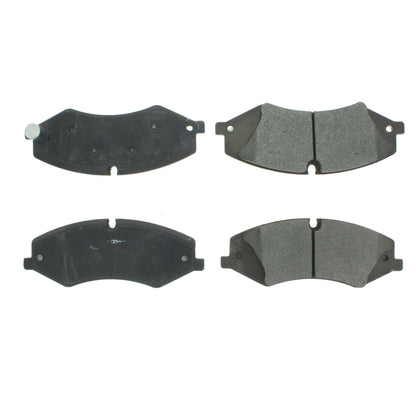 Centric Parts Disc Brake Pad Set Semi-Metallic with Shims for 2010-2017 Range Rover Discovery, Range Rover Sport, Range Rover, LR4