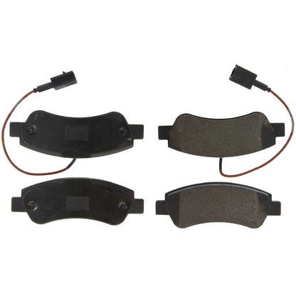 Centric Parts Disc Brake Pad Set Semi-Metallic with Shims for 2016-2017 Peugeot Manager, 2014-2020 Ram ProMaster 1500/2500/3500 Rapid 102.14901