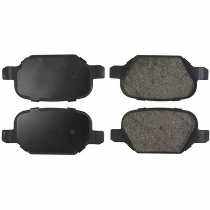 Centric Parts Disc Brake Pad Set Semi-Metallic with Shims for Alfa Romeo 147 2002-2005, 156 2002-2004, Fiat Linea 2011 102.14920