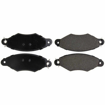Centric Parts Disc Brake Pad Set Semi-Metallic with Shims for 2000-2009 Peugeot 206, 2007-2009 Renault Kangoo, 2004-2018 Kangoo Express 102.14990