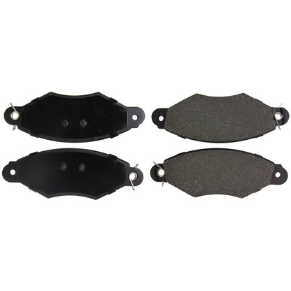 Centric Parts Disc Brake Pad Set Semi-Metallic with Shims for 2000-2009 Peugeot 206, 2007-2009 Renault Kangoo, 2004-2018 Kangoo Express 102.14990