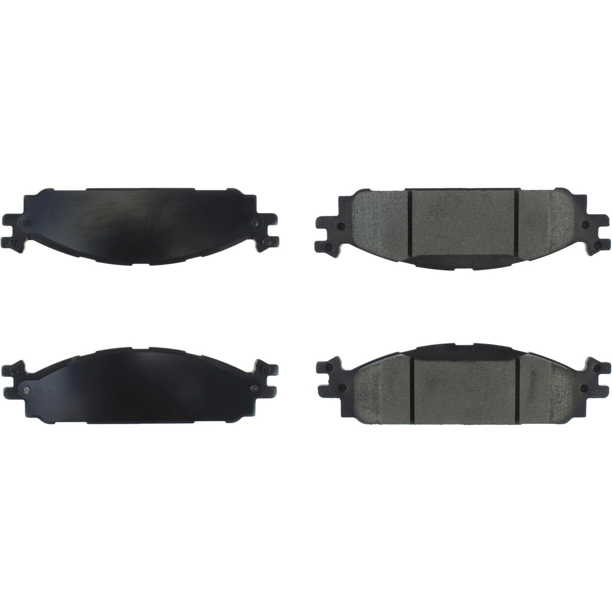 Centric Parts Disc Brake Pad Set Semi-Metallic with Shims for 2011-2019 Ford Explorer Flex Taurus Lincoln MKS MKT 102.15080