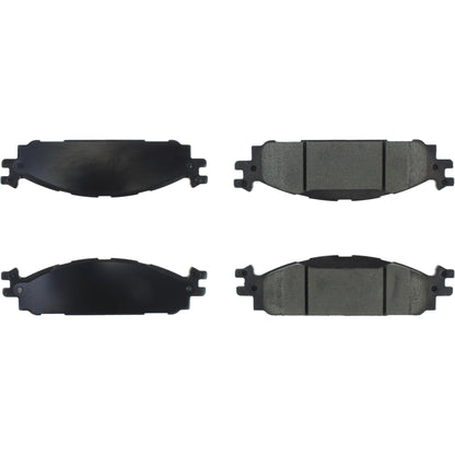 Centric Parts Disc Brake Pad Set Semi-Metallic with Shims for 2011-2019 Ford Explorer Flex Taurus Lincoln MKS MKT 102.15080