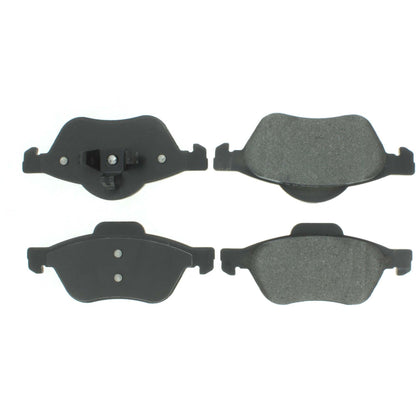 Centric Parts Disc Brake Pad Set Semi-Metallic with Shims for 2005-2008 Renault Megane 102.15420
