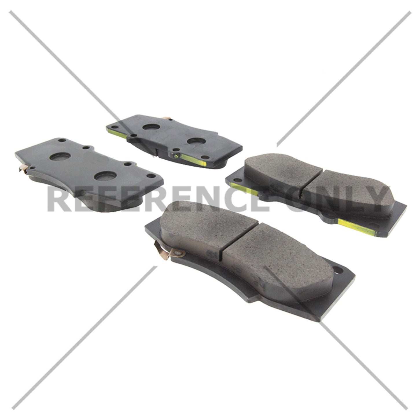 Centric Parts Disc Brake Pad Set Semi-Metallic with Shims for 2010-2015 Toyota Hilux 102.15670