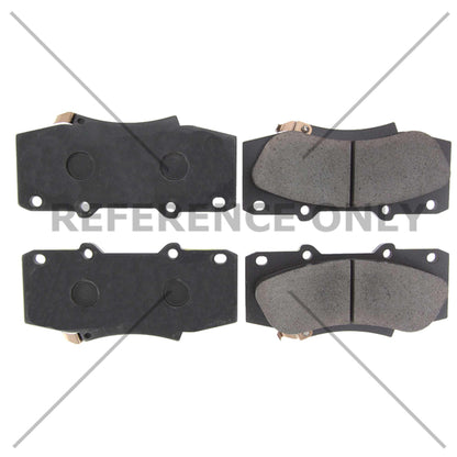 Centric Parts Disc Brake Pad Set Semi-Metallic with Shims for 2010-2015 Toyota Hilux 102.15670