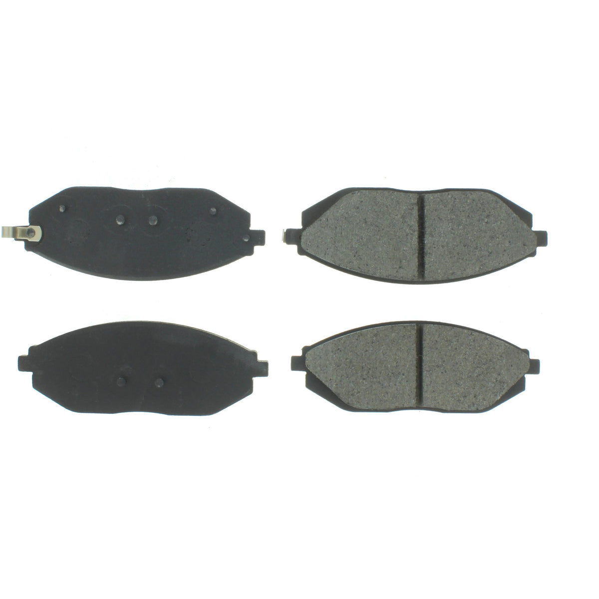 Centric Parts Disc Brake Pad Set Semi-Metallic with Shims for Chevrolet Beat 2020-2018 Sonic 2017-2016 Spark 2016-2011 Spark Classic 2016 102.15900