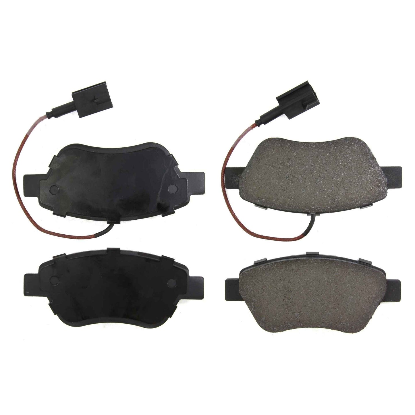 Centric Parts Disc Brake Pad Set Semi-Metallic with Shims for 2009-2010 Fiat 500 102.16160