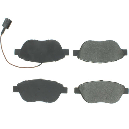 Centric Parts Disc Brake Pad Set Semi-Metallic with Shims for 2011 Fiat Linea 102.16180