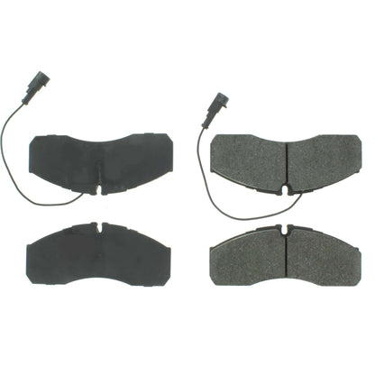 Centric Parts Disc Brake Pad Set Semi-Metallic with Shims for 2008-2009, 2011-2016 Nissan Cabstar 102.16220