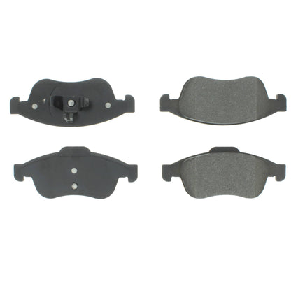 Centric Parts Disc Brake Pad Set Semi-Metallic with Shims for 2018 Renault Captur, 2013-2018 Duster, 2011-2015 Fluence, 2019 Oroch 102.16270