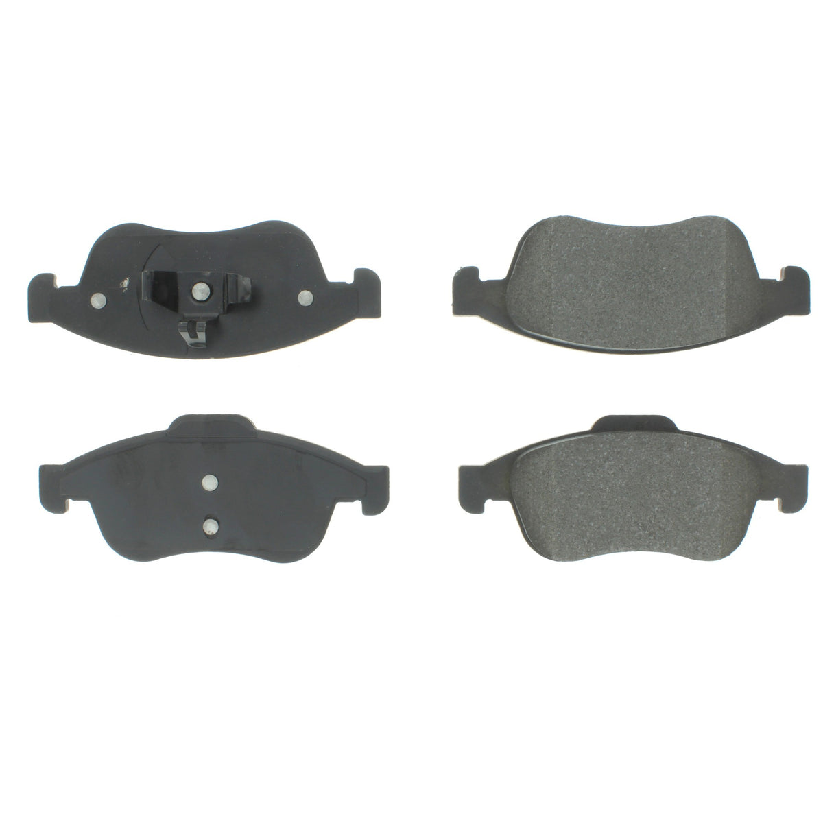 Centric Parts Disc Brake Pad Set Semi-Metallic with Shims for 2018 Renault Captur, 2013-2018 Duster, 2011-2015 Fluence, 2019 Oroch 102.16270