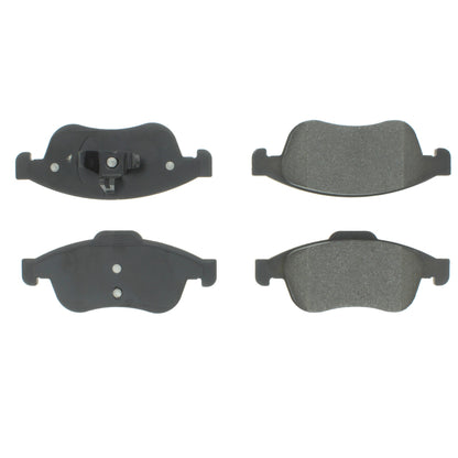 Centric Parts Disc Brake Pad Set Semi-Metallic with Shims for 2018 Renault Captur, 2013-2018 Duster, 2011-2015 Fluence, 2019 Oroch 102.16270