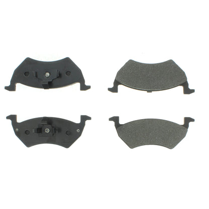 Centric Parts Disc Brake Pad Set Semi-Metallic with Shims for 2009-2013 Volkswagen Gol 102.16410