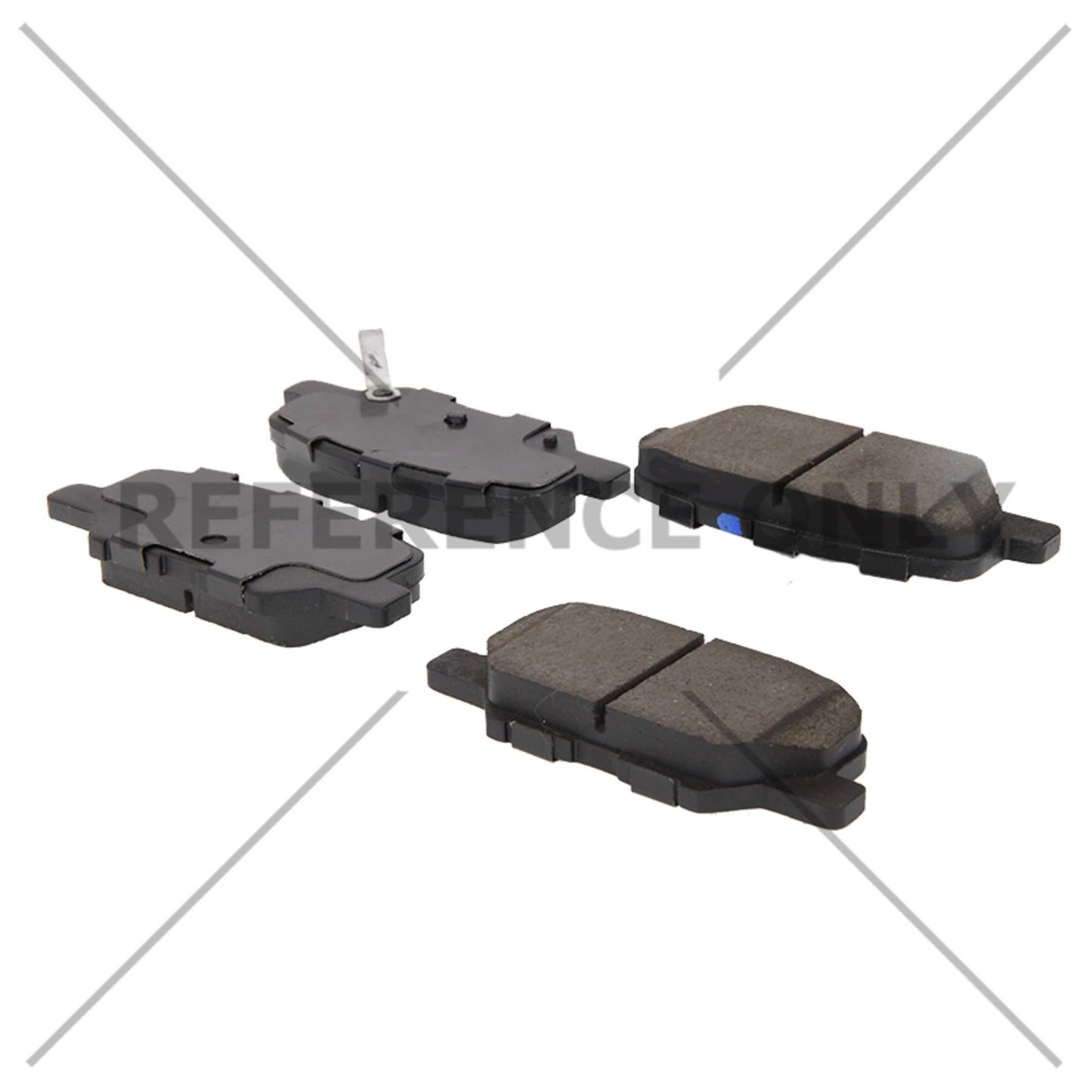 Centric Parts Disc Brake Pad Set Semi-Metallic with Shims for 2014-2016 Mazda 3 and Mitsubishi ASX 2014-2015 Outlander 2014-2018 RVR 2013-2018 102.16790