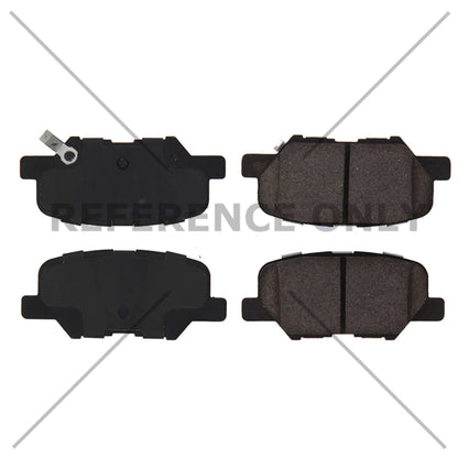 Centric Parts Disc Brake Pad Set Semi-Metallic with Shims for 2014-2016 Mazda 3 and Mitsubishi ASX 2014-2015 Outlander 2014-2018 RVR 2013-2018 102.16790