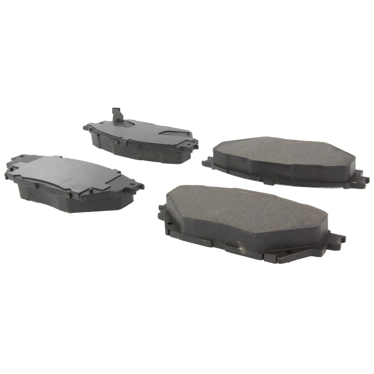 Centric Parts Disc Brake Pad Set Shimmed for Noise Reduction with Semi-Metallic Compounds 102.16820