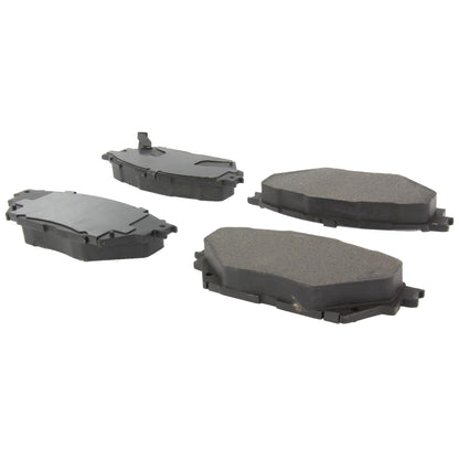 Centric Parts Disc Brake Pad Set Shimmed for Noise Reduction with Semi-Metallic Compounds 102.16820