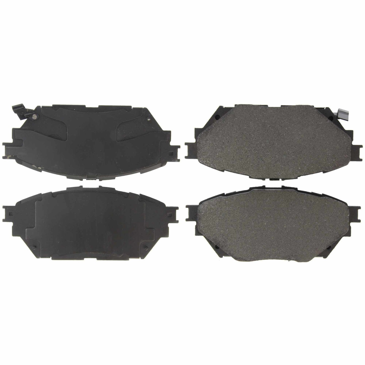 Centric Parts Disc Brake Pad Set Shimmed for Noise Reduction with Semi-Metallic Compounds 102.16820