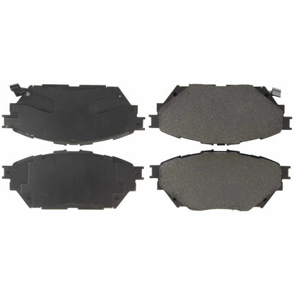 Centric Parts Disc Brake Pad Set Shimmed for Noise Reduction with Semi-Metallic Compounds 102.16820