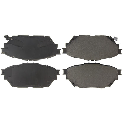 Centric Parts Disc Brake Pad Set Shimmed for Noise Reduction with Semi-Metallic Compounds 102.16820