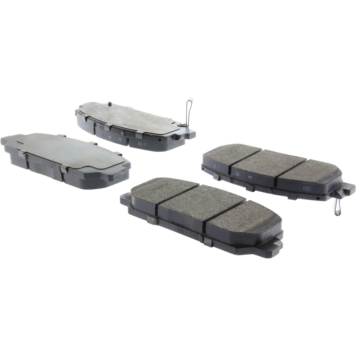 Centric Parts Disc Brake Pad Set Semi-Metallic with Shims for 2021-2016 Acura ILX, 2018-2013 RDX, 2020-2014 RLX, 2017-2016 Honda Accord, 2020-2017 Civic 102.16970