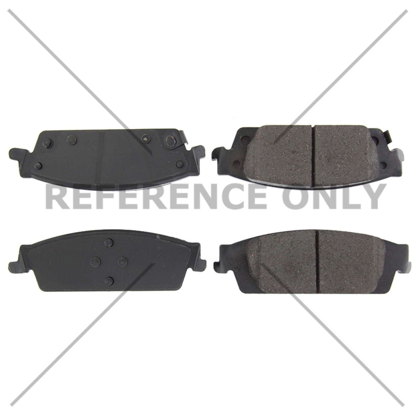 Centric Parts Disc Brake Pad Set Semi-Metallic with Shims for 2015-2020 Cadillac Escalade 102.17070