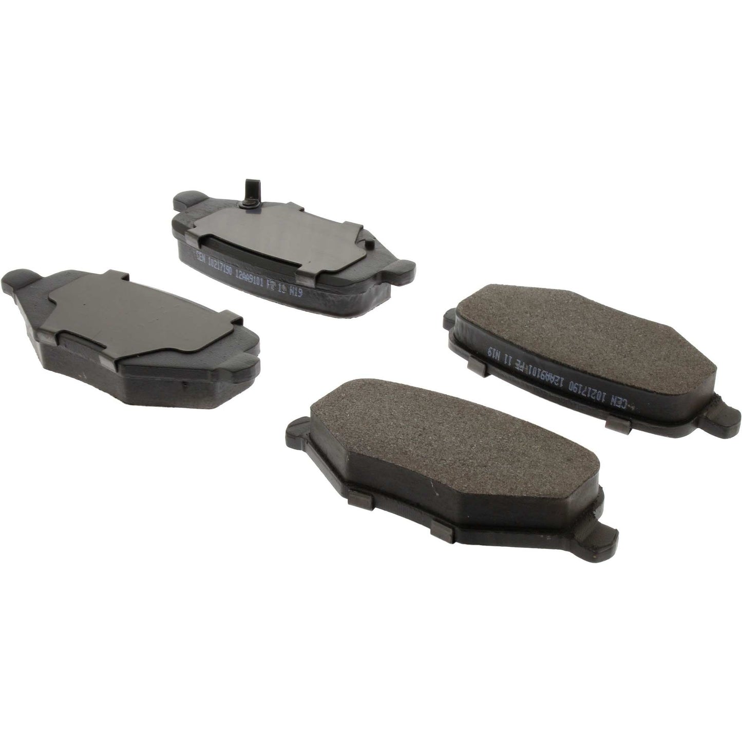 Centric Parts Disc Brake Pad Set Semi-Metallic with Shims for 2016-2012 Chrysler Town & Country, Dodge Grand Caravan 2016-2012 Journey 2012 Ram C/V 2015-2013 Volkswagen Routan 2014-2012 102.17190