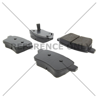 Centric Parts Disc Brake Pad Set Semi-Metallic with Shims for 2014-2020 Fiat 500L 102.17220