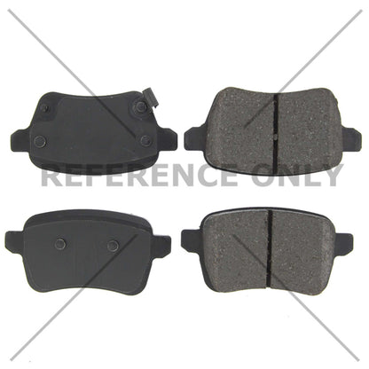 Centric Parts Disc Brake Pad Set Semi-Metallic with Shims for 2014-2020 Fiat 500L 102.17220