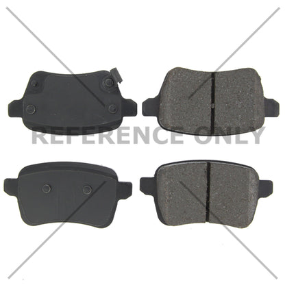 Centric Parts Disc Brake Pad Set Semi-Metallic with Shims for 2014-2020 Fiat 500L 102.17220