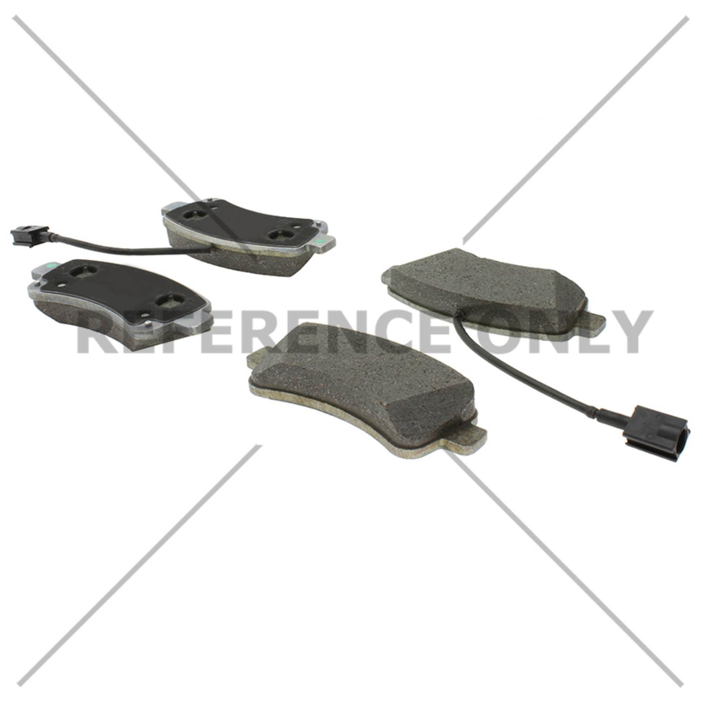Centric Parts Disc Brake Pad Set Semi-Metallic with Shims for 2015-2017 Fiat Ducato, 2014-2020 Ram ProMaster 1500/2500/3500, 2017-2019 ProMaster Rapid 102.17461