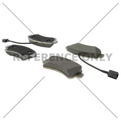 Centric Parts Disc Brake Pad Set Semi-Metallic with Shims for 2015-2017 Fiat Ducato, 2014-2020 Ram ProMaster 1500/2500/3500, 2017-2019 ProMaster Rapid 102.17461