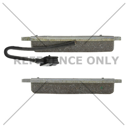 Centric Parts Disc Brake Pad Set Semi-Metallic with Shims for 2015-2017 Fiat Ducato, 2014-2020 Ram ProMaster 1500/2500/3500, 2017-2019 ProMaster Rapid 102.17461