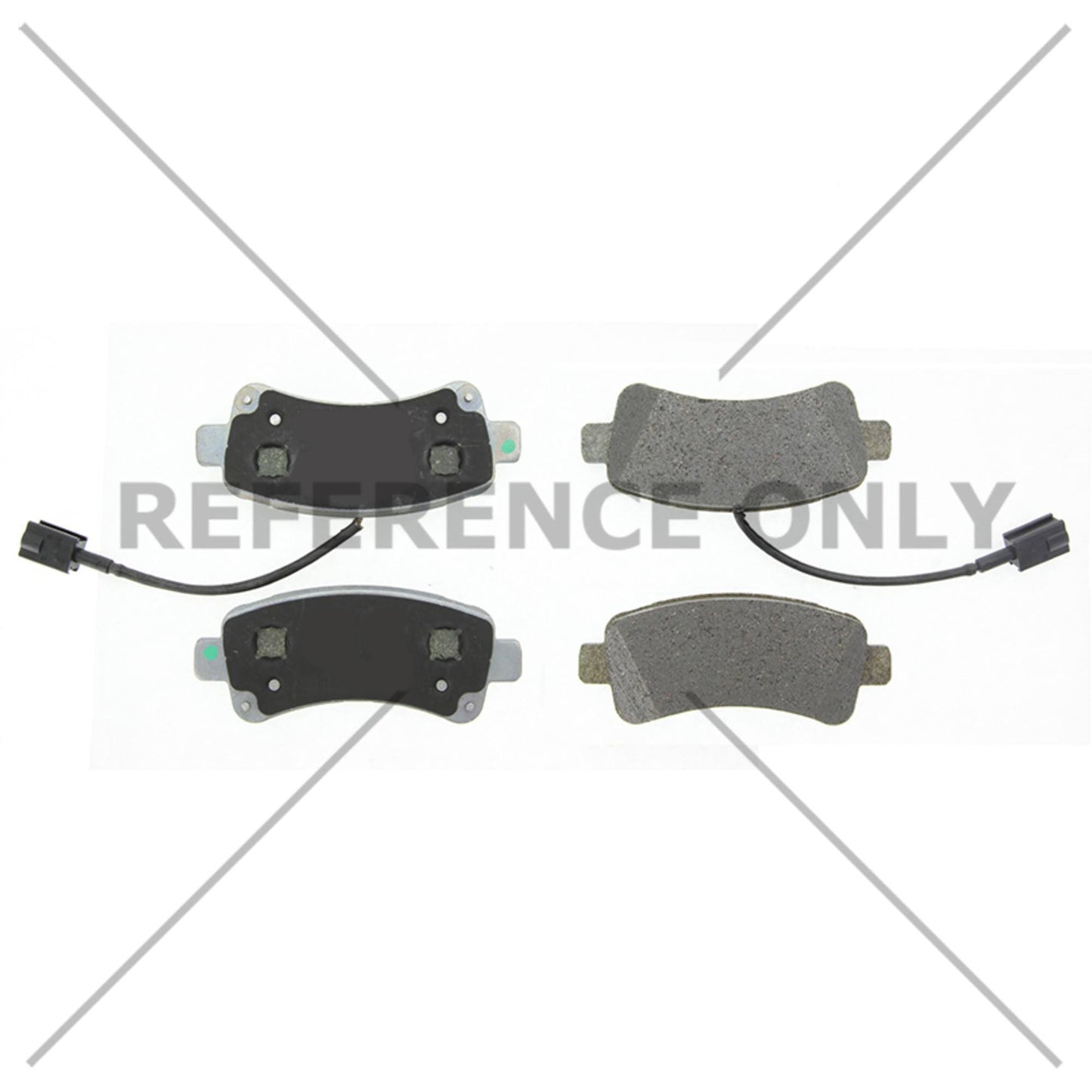 Centric Parts Disc Brake Pad Set Semi-Metallic with Shims for 2015-2017 Fiat Ducato, 2014-2020 Ram ProMaster 1500/2500/3500, 2017-2019 ProMaster Rapid 102.17461