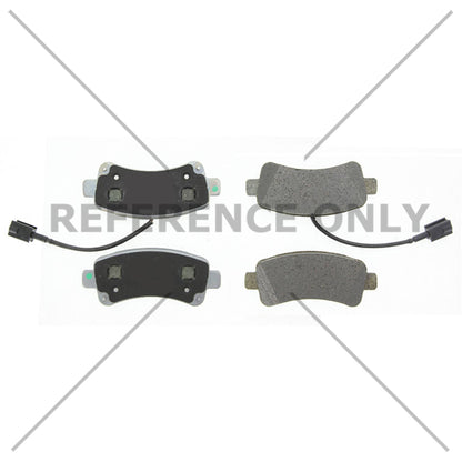 Centric Parts Disc Brake Pad Set Semi-Metallic with Shims for 2015-2017 Fiat Ducato, 2014-2020 Ram ProMaster 1500/2500/3500, 2017-2019 ProMaster Rapid 102.17461