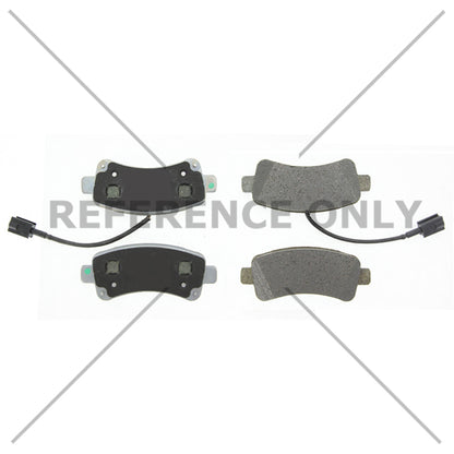Centric Parts Disc Brake Pad Set Semi-Metallic with Shims for 2015-2017 Fiat Ducato, 2014-2020 Ram ProMaster 1500/2500/3500, 2017-2019 ProMaster Rapid 102.17461