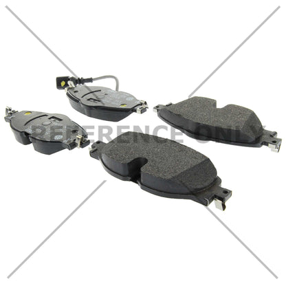 Centric Parts Disc Brake Pad Set Semi-Metallic with Shims for 2014-2022 Audi, Seat, Volkswagen Models 102.17600