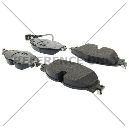 Centric Parts Disc Brake Pad Set Semi-Metallic with Shims for 2014-2022 Audi, Seat, Volkswagen Models 102.17600
