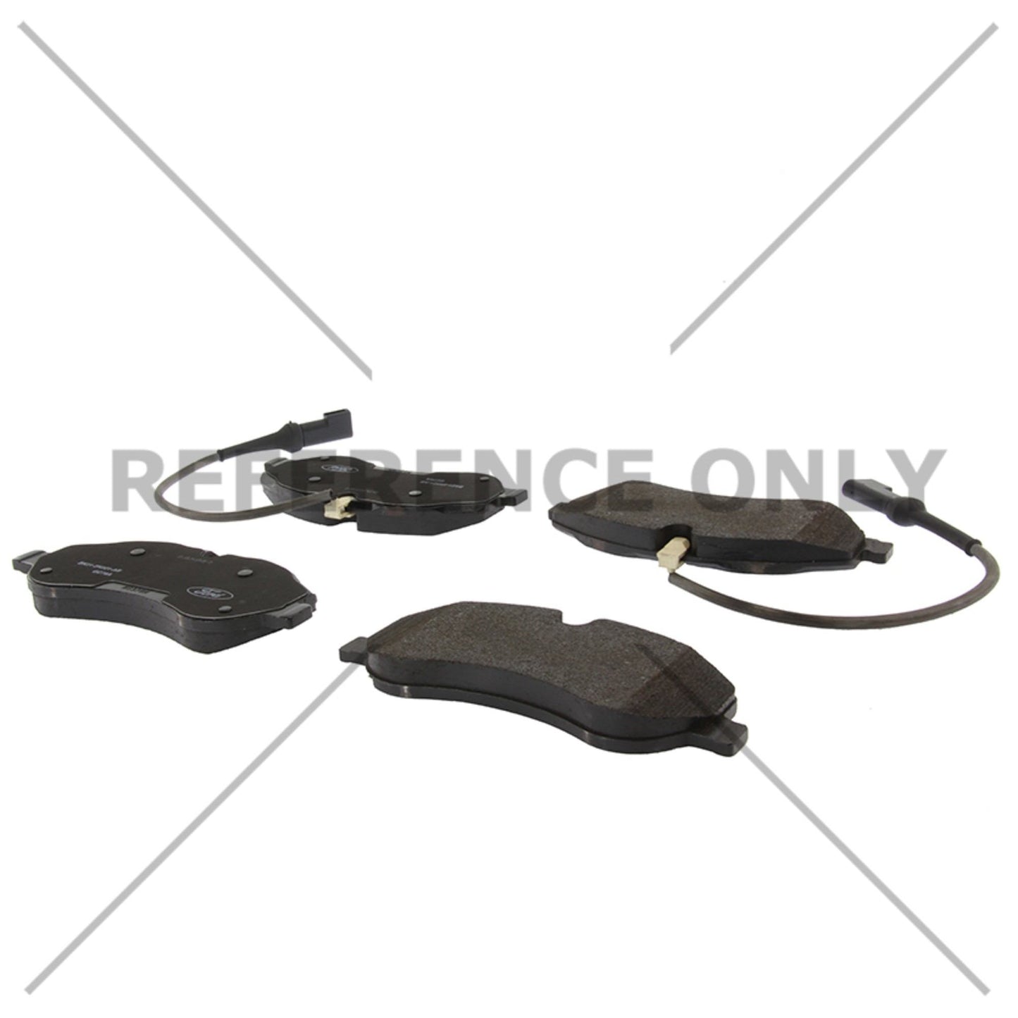 Centric Parts Disc Brake Pad Set Semi-Metallic with Shims for 2014-2015 Ford Transit 102.17870