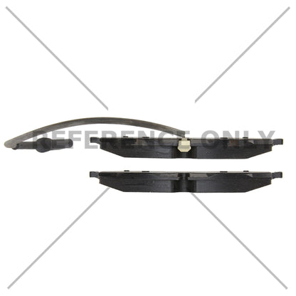 Centric Parts Disc Brake Pad Set Semi-Metallic with Shims for 2014-2015 Ford Transit 102.17870