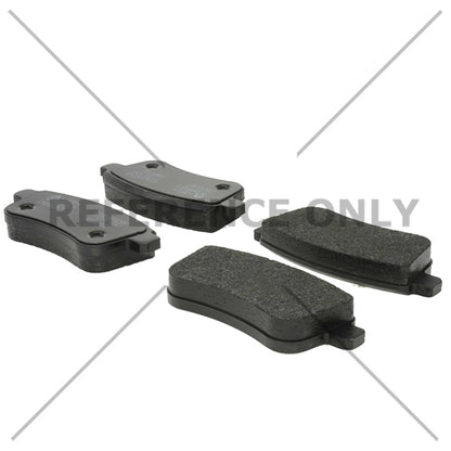 Centric Parts Disc Brake Pad Set Semi-Metallic with Shims for 2011-2015 Renault Fluence 102.18200