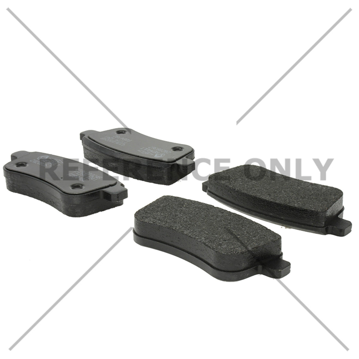 Centric Parts Disc Brake Pad Set Semi-Metallic with Shims for 2011-2015 Renault Fluence 102.18200