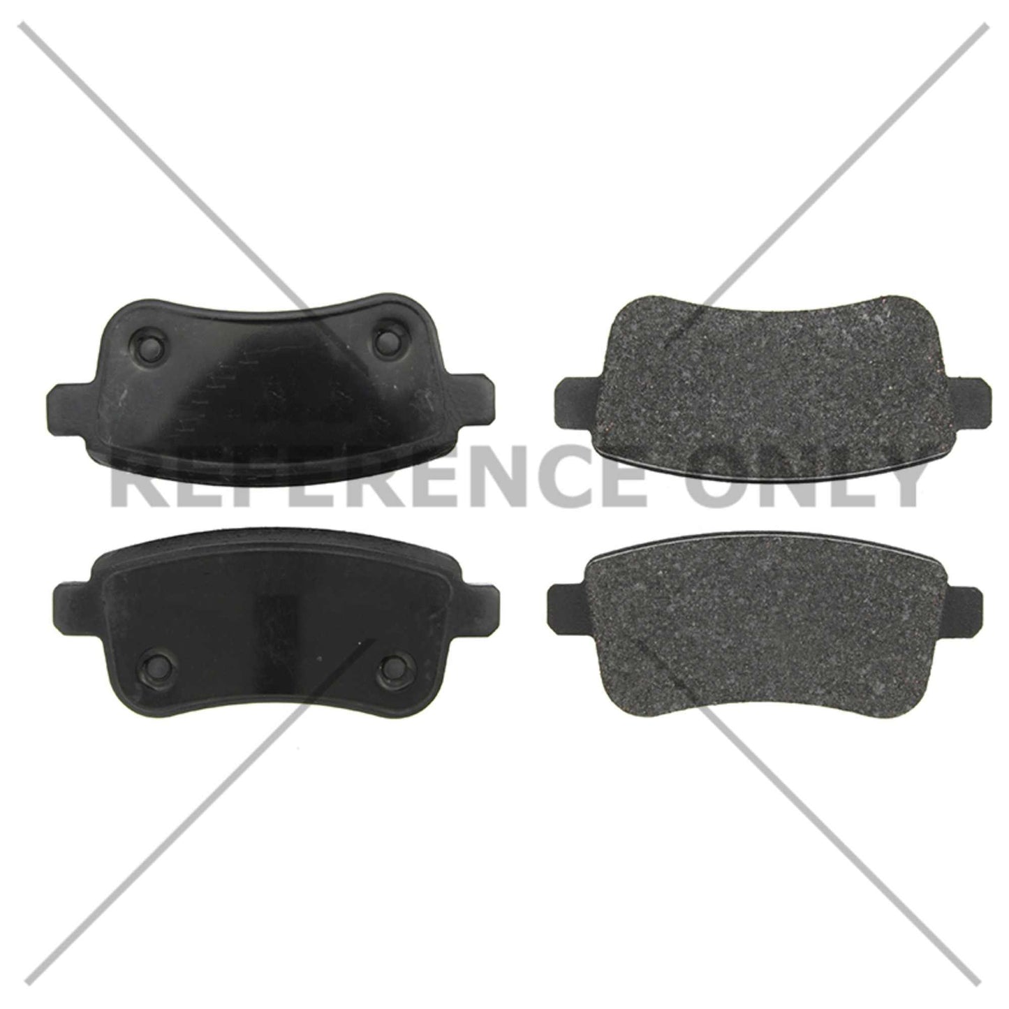 Centric Parts Disc Brake Pad Set Semi-Metallic with Shims for 2011-2015 Renault Fluence 102.18200