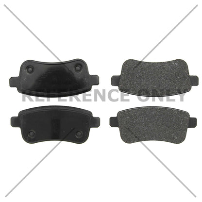 Centric Parts Disc Brake Pad Set Semi-Metallic with Shims for 2011-2015 Renault Fluence 102.18200
