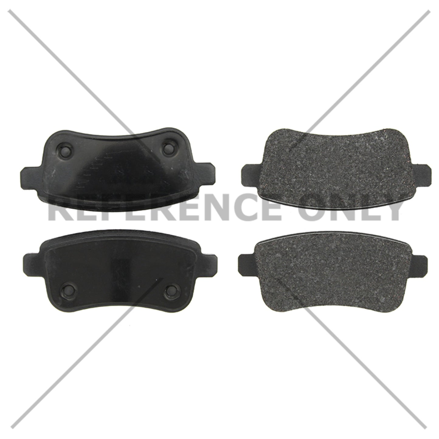 Centric Parts Disc Brake Pad Set Semi-Metallic with Shims for 2011-2015 Renault Fluence 102.18200
