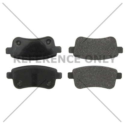 Centric Parts Disc Brake Pad Set Semi-Metallic with Shims for 2011-2015 Renault Fluence 102.18200